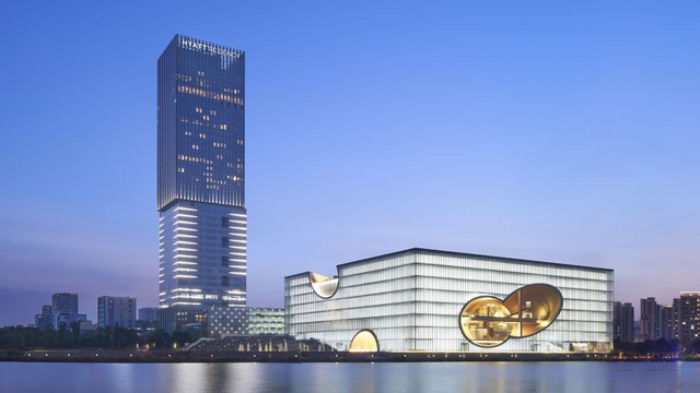 上海嘉定凯悦酒店 | 360°俯瞰新城美景，出门即嘉定图书馆、保利大剧院和远香湖！
