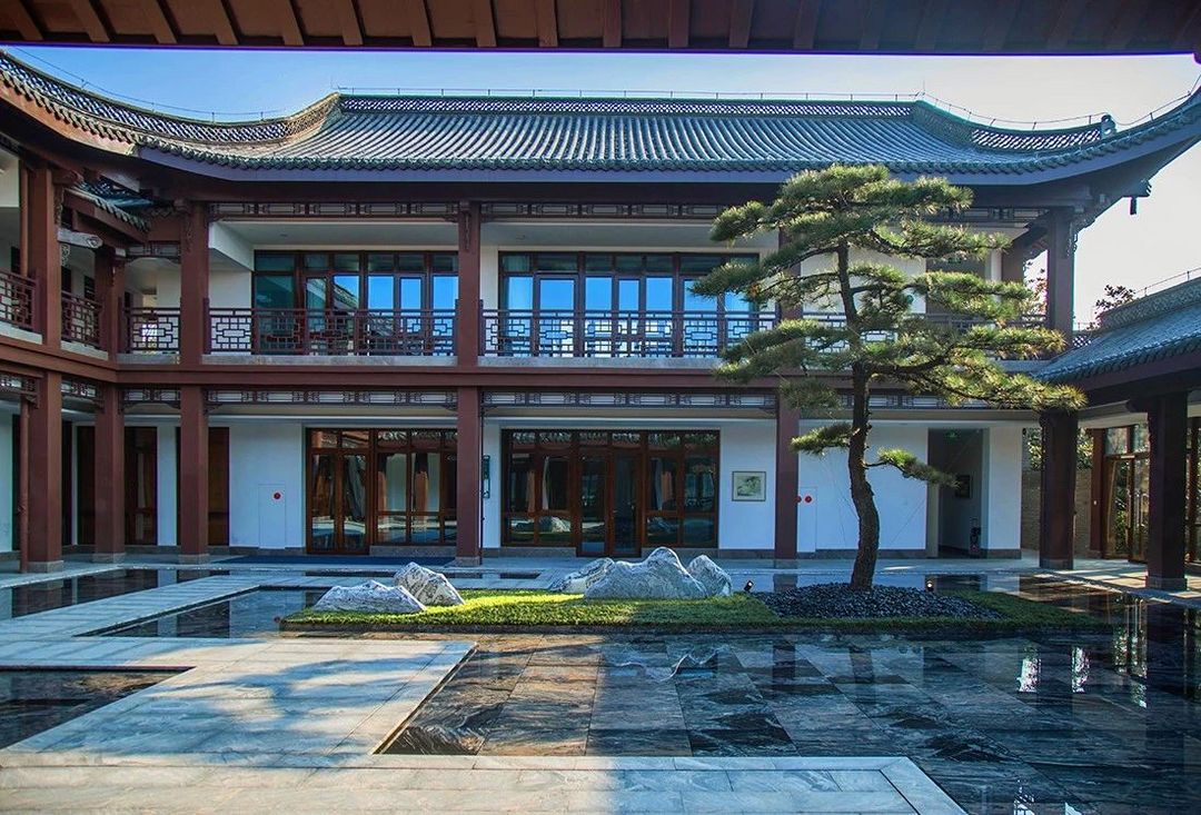 隐居瘦西湖温泉度假酒店私汤入户无限泡睡进48000㎡园林里的温泉房