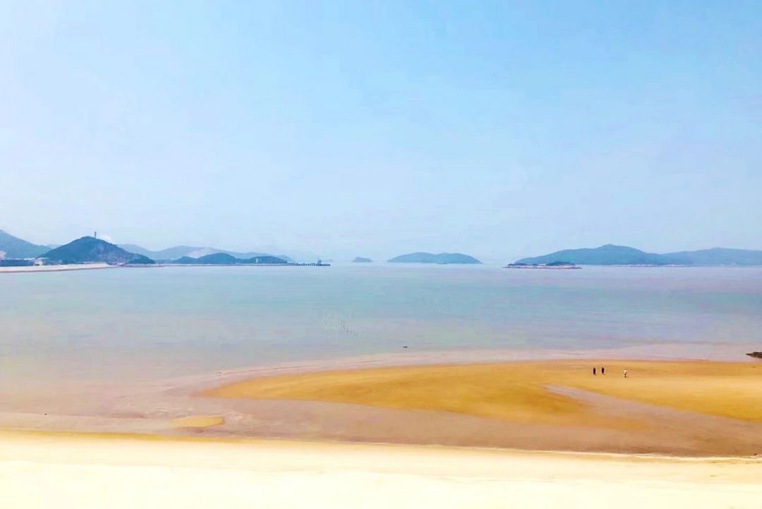 下楼即沙滩遛娃玩耍,拍美照,象山御海湾海景温泉度假酒店.